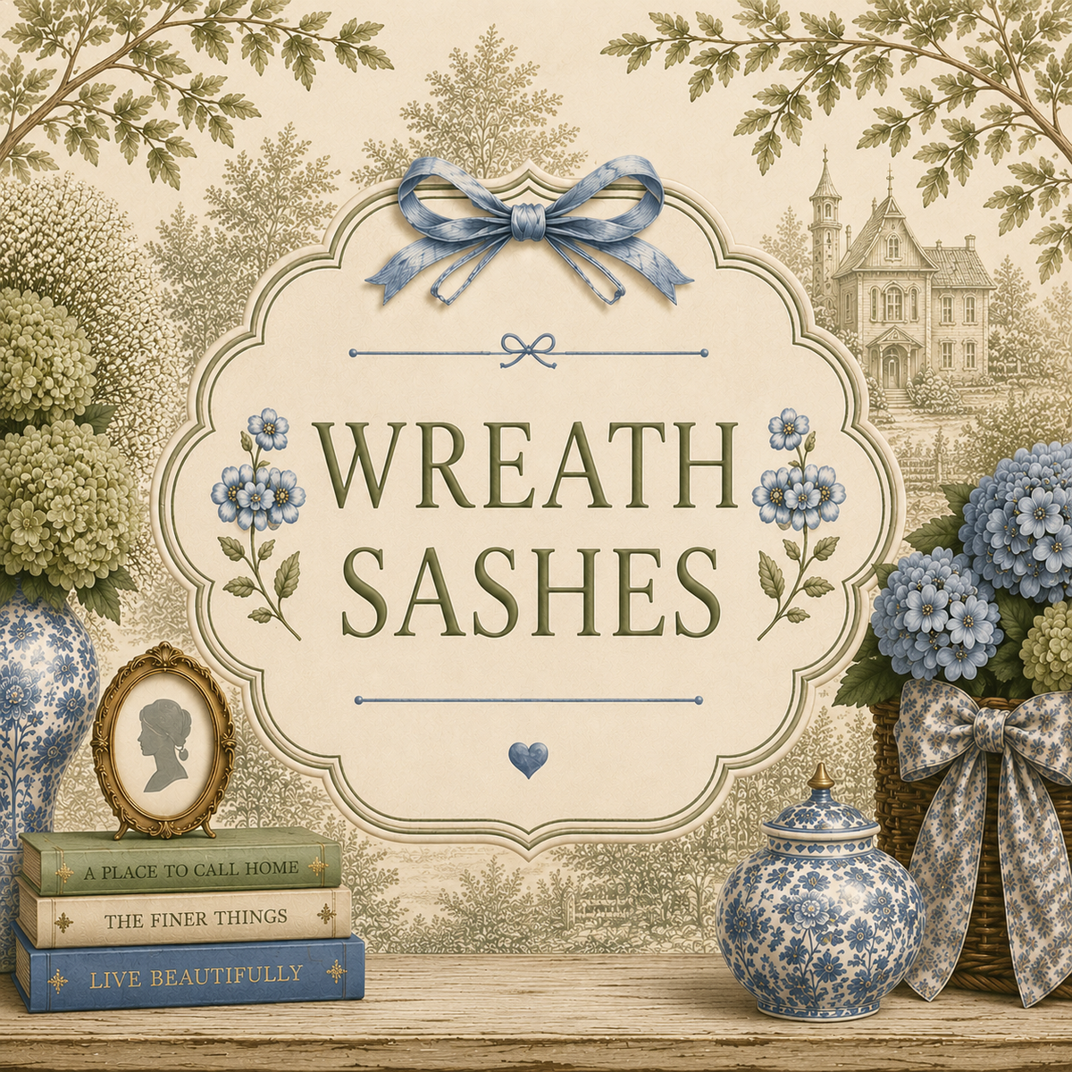 Wreath sashes