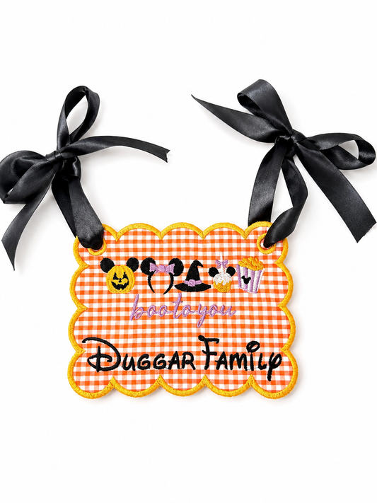 Boo to you! Stroller tag