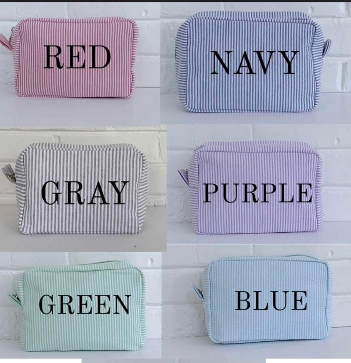 Seersucker bag