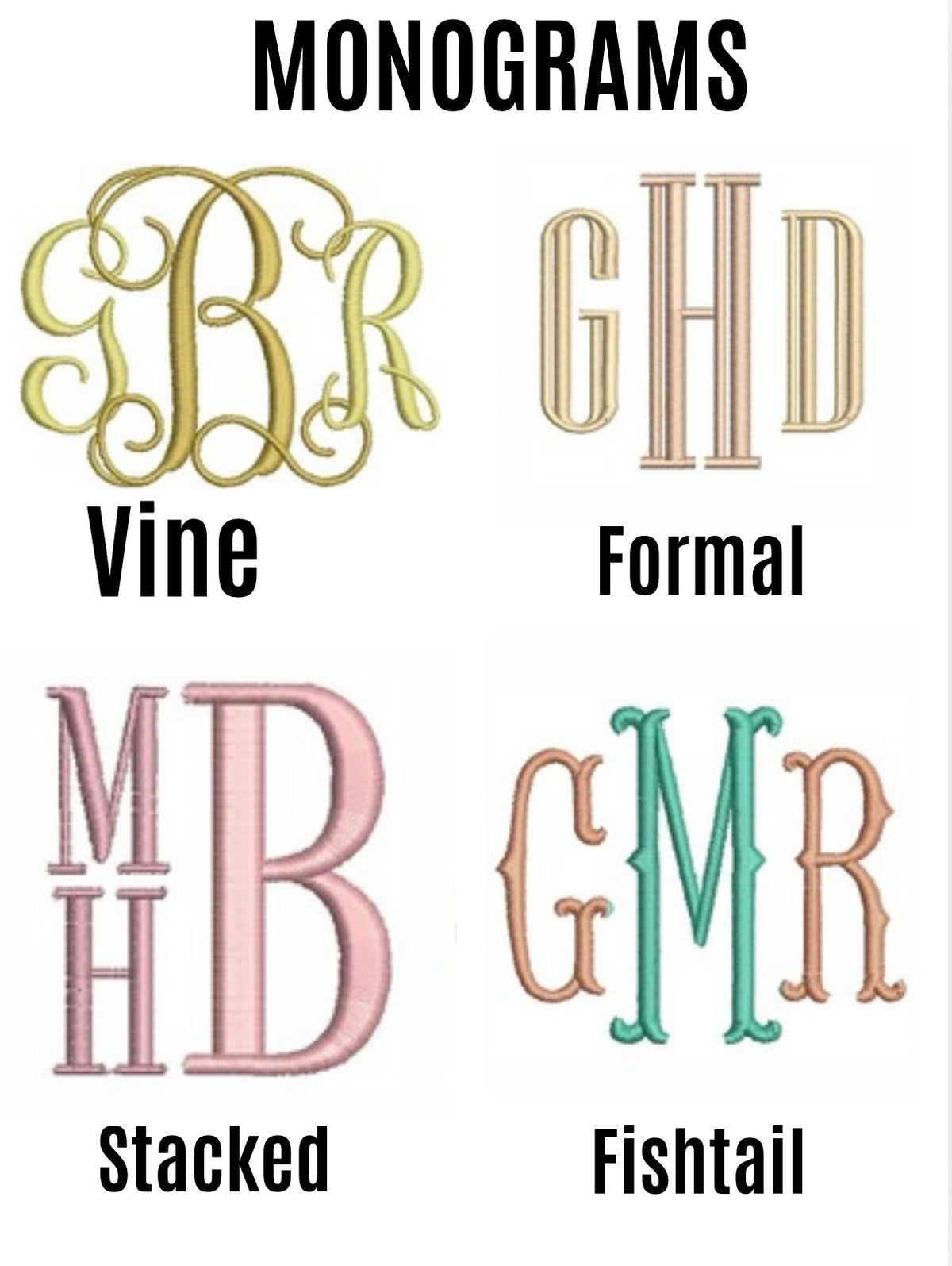 Monogram mesh bag